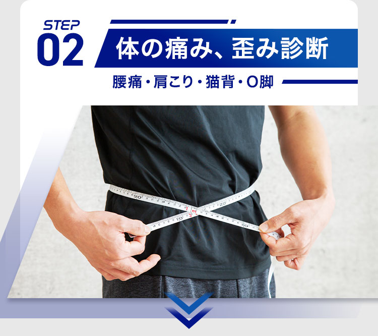 STEP02 体の痛み、歪み診断